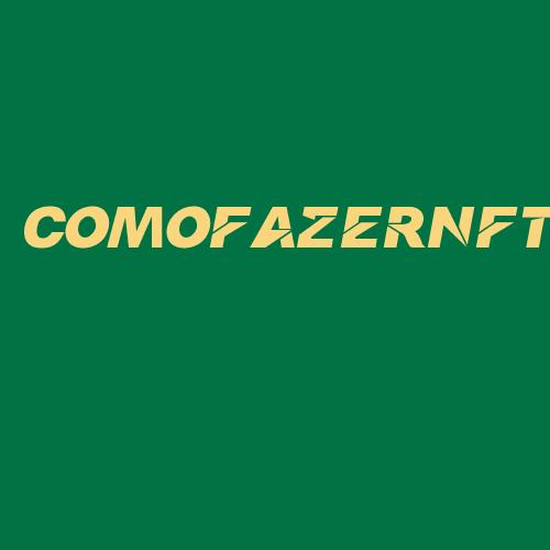 Logo da COMOFAZERNFT